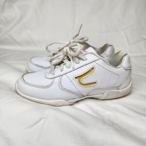 Team Cheer Girls Cheerleading Shoes Size 12 Purple And Yellow